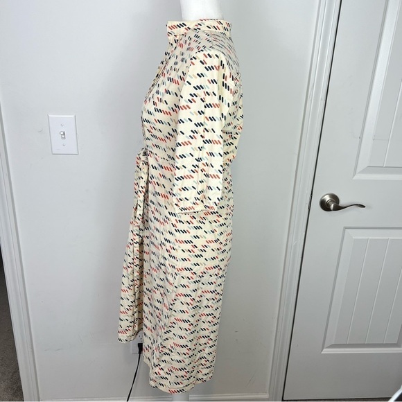 Porridge Dress womens 2 Sheath Belted Knee Length Multicolor Spring Dress - Picture 7 of 9